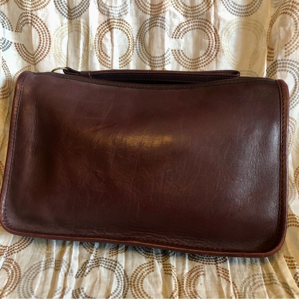 ❌SOLD❌Coach NYC Vintage Bonnie Cashin Era Basic Bag in Burgundy 9455 - Picture 3 of 12